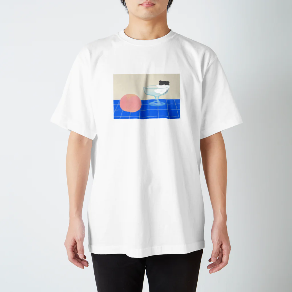 チョコスキーの桃 Regular Fit T-Shirt