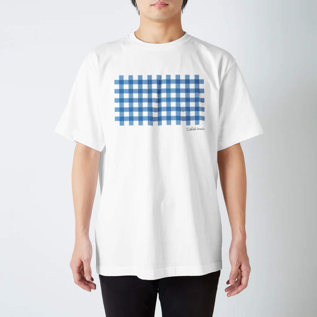 ぱんだがすきのいいことあるで 青 スタンダードTシャツ