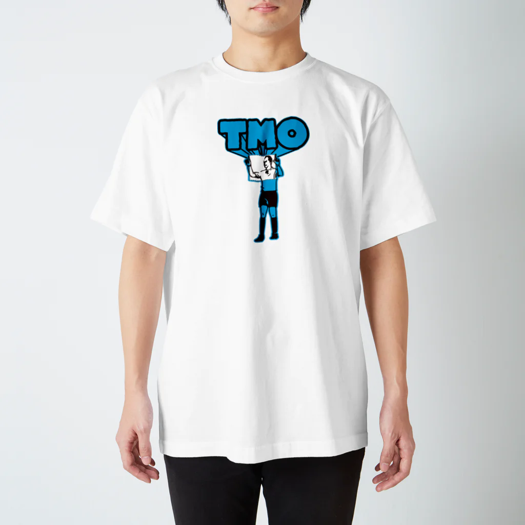 b.n.d [街中でもラグビーを！]バインドのTMO復刻（問題なしブルー） スタンダードTシャツ