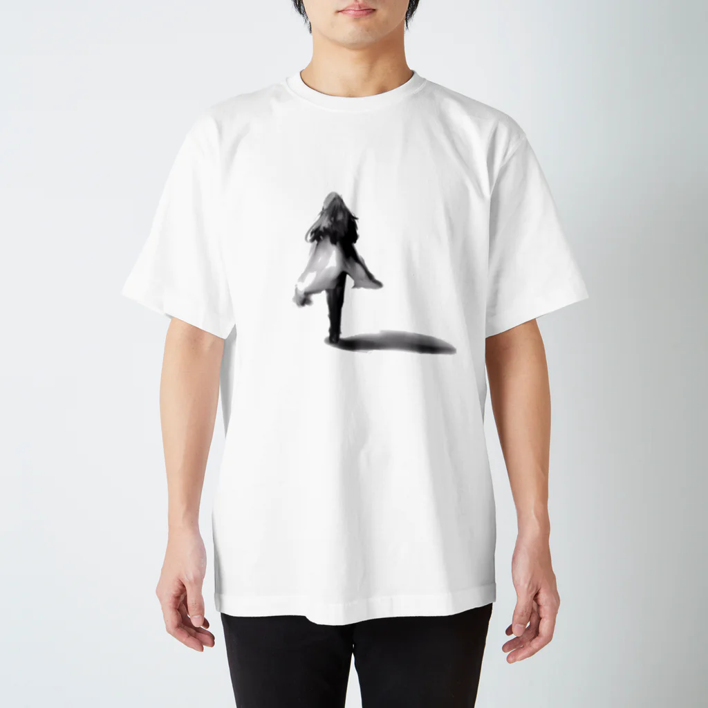 torasanの人影 Regular Fit T-Shirt