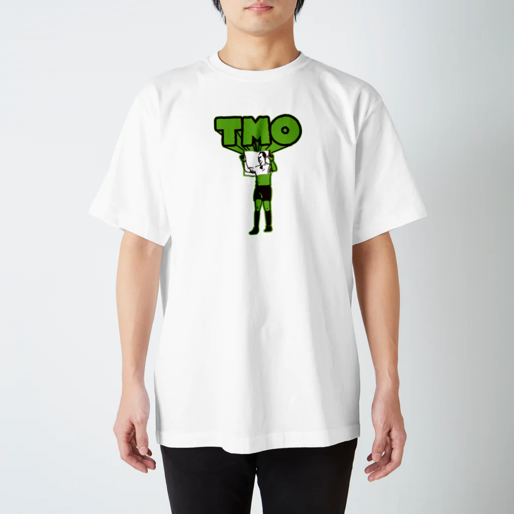 b.n.d [街中でもラグビーを！]バインドのTMO復刻（グリーン） スタンダードTシャツ