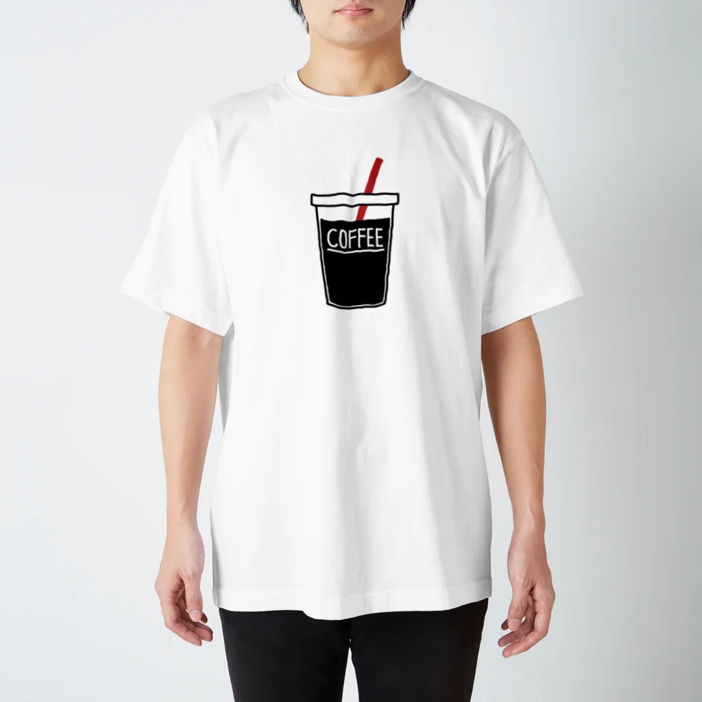 plum.jpのICE COFFEE(red) スタンダードTシャツ