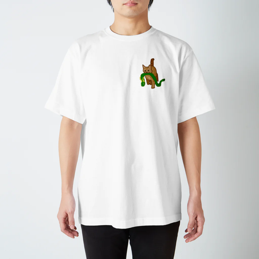 令和の刀鍛冶の猫蛇 Regular Fit T-Shirt