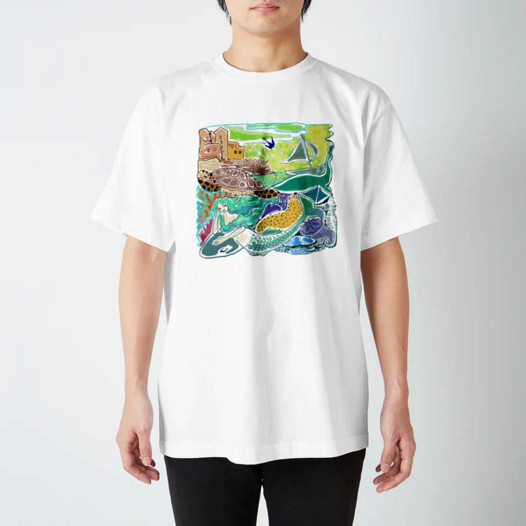 アトリエMの人魚t Regular Fit T-Shirt