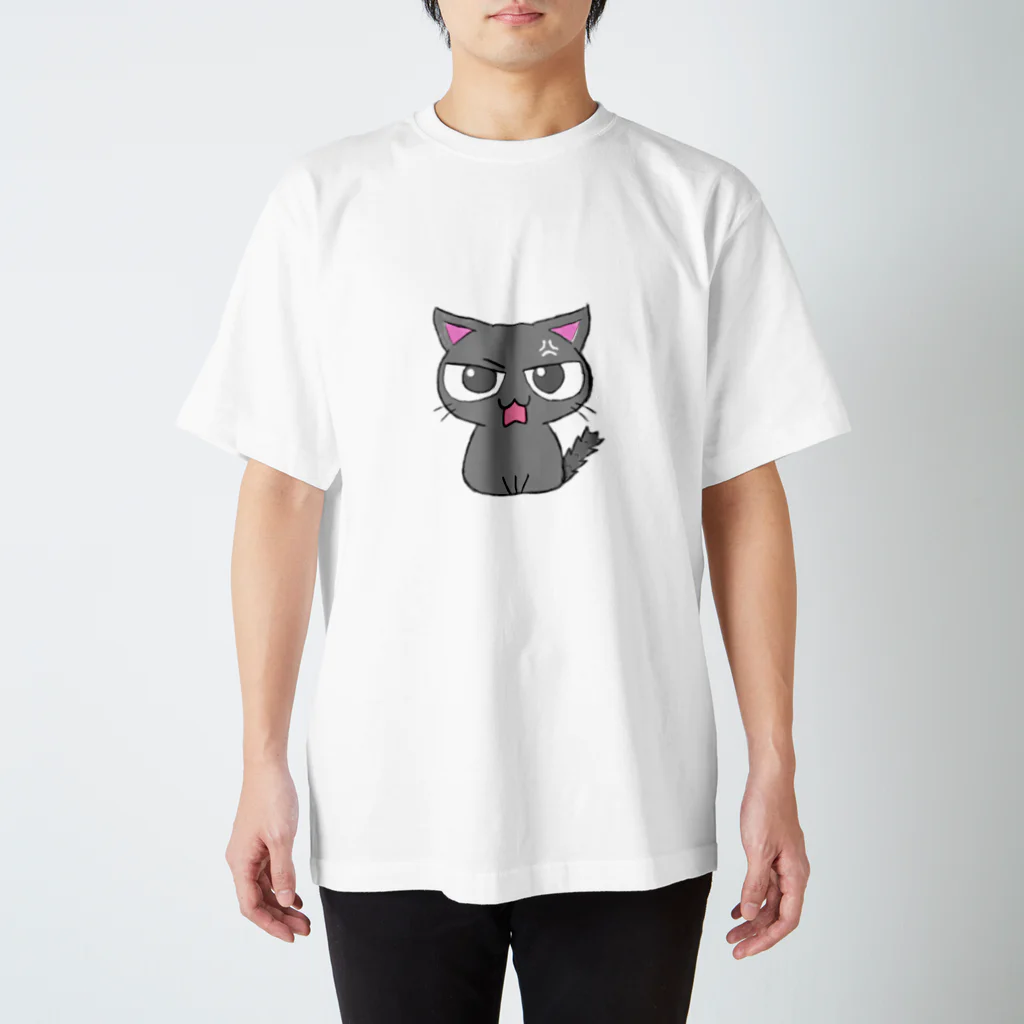 のんのんの黒猫ちゃん スタンダードTシャツ