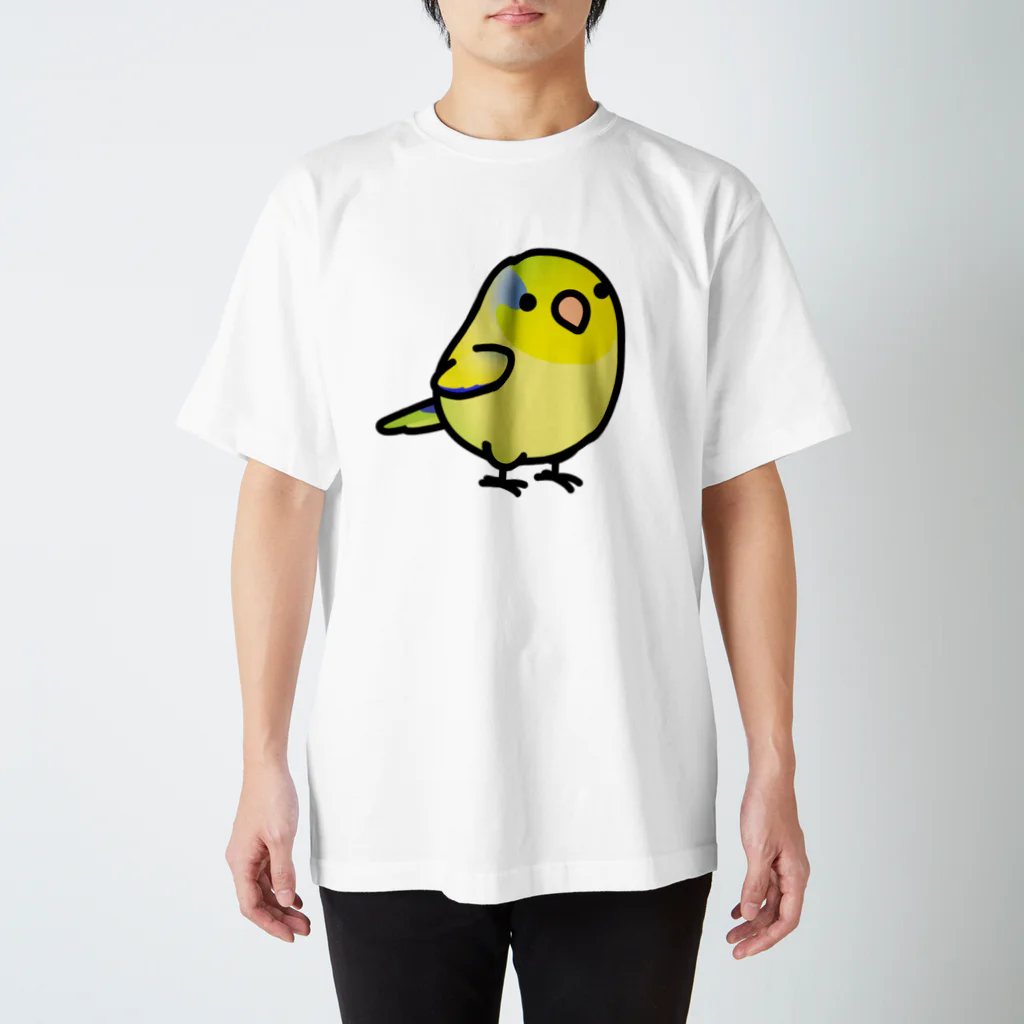 Cody the LovebirdのChubby Bird マメルリハ　イエロー スタンダードTシャツ