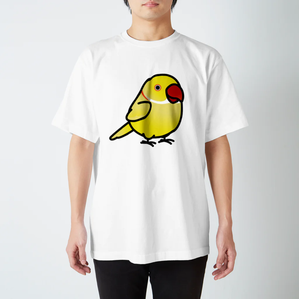Cody the LovebirdのChubby Bird ワカケホンセイインコ　イエロー スタンダードTシャツ