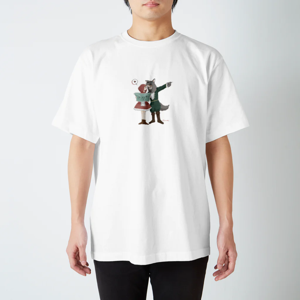 carrot.の狼、道教える Regular Fit T-Shirt