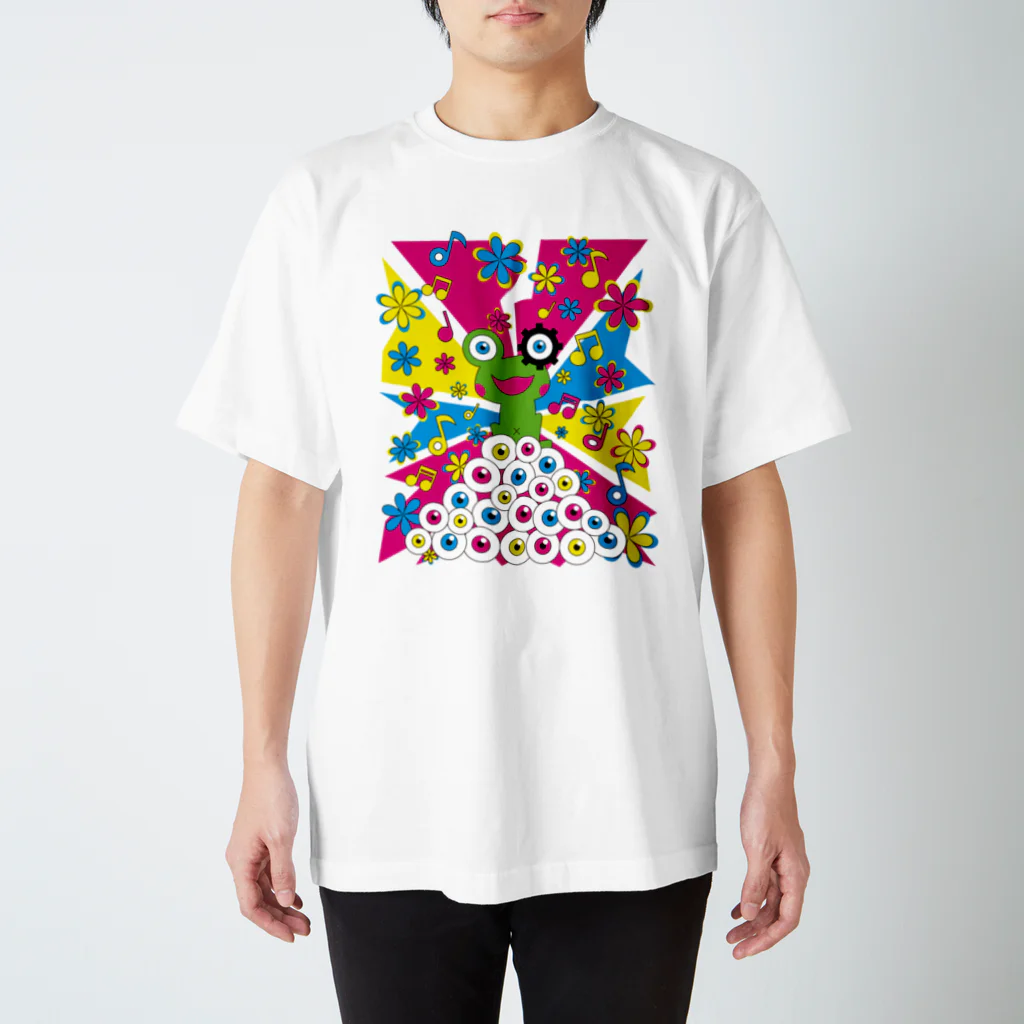 MINIMUMのカラフルカエル様 Regular Fit T-Shirt