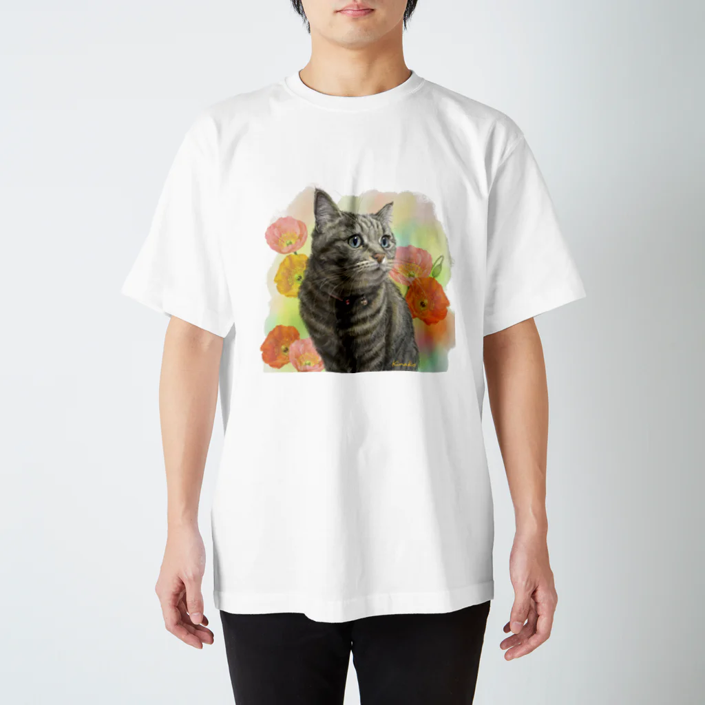 きなこのきじ猫さくらちゃん Regular Fit T-Shirt