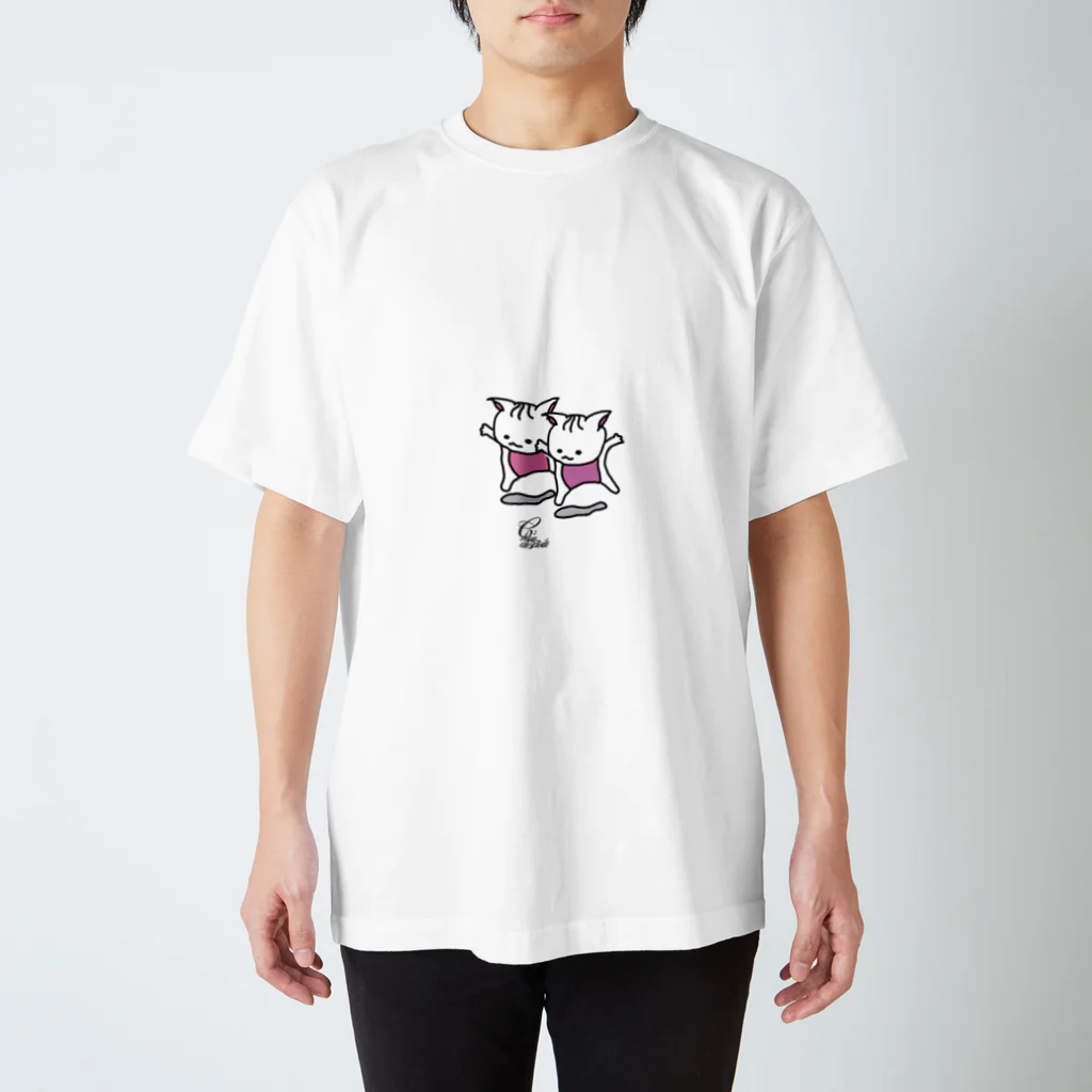 こねこねこのこねこねたい スタンダードTシャツ