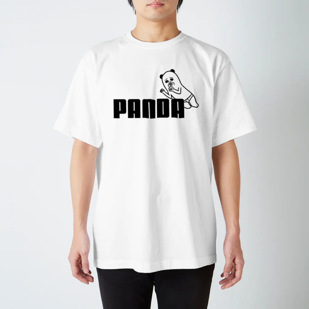 mamezoのPANDA スタンダードTシャツ