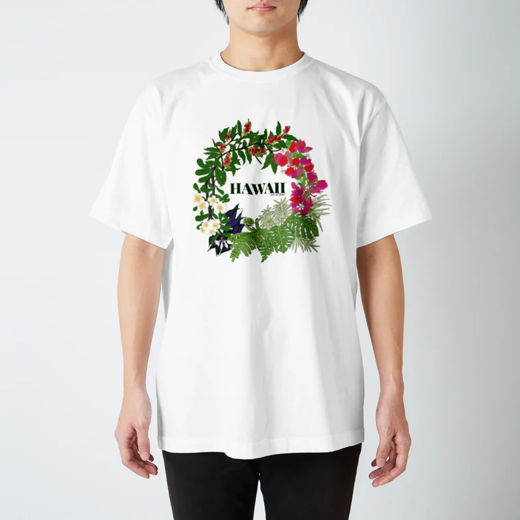 Rio del Takaの花輪HAWAII スタンダードTシャツ