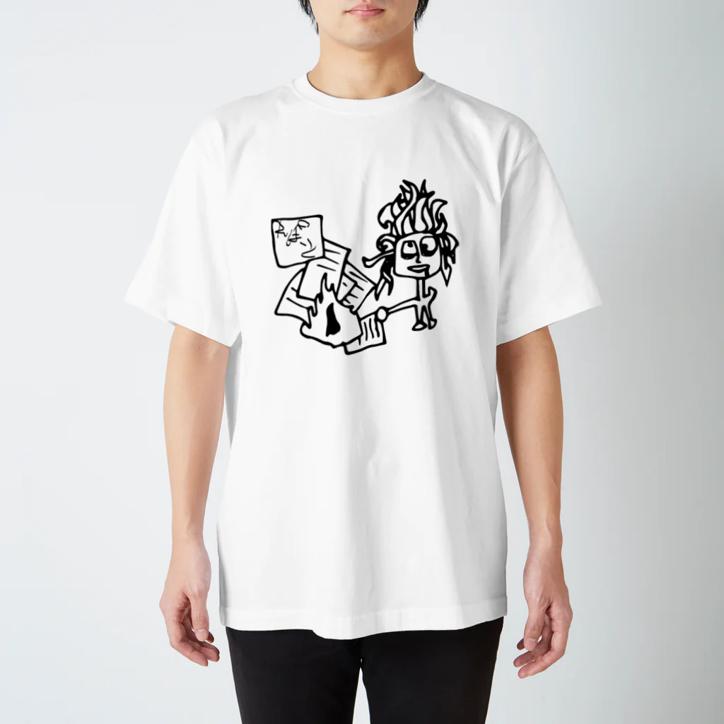 TAISE→のレポート燃やしますお君 スタンダードTシャツ