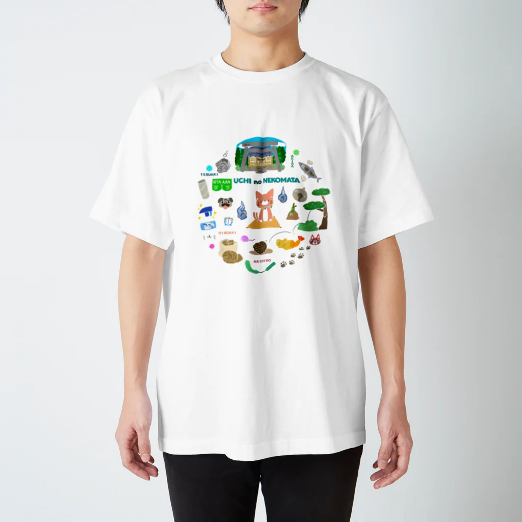 Ξ NYA ω AAN Ξのうちのねこマタ Regular Fit T-Shirt