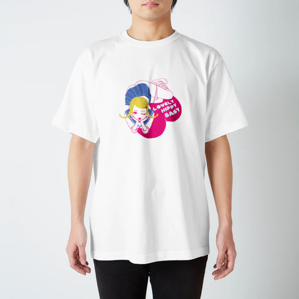 花岡 すーじーのLOVELY HIPPY BABY 3 Regular Fit T-Shirt