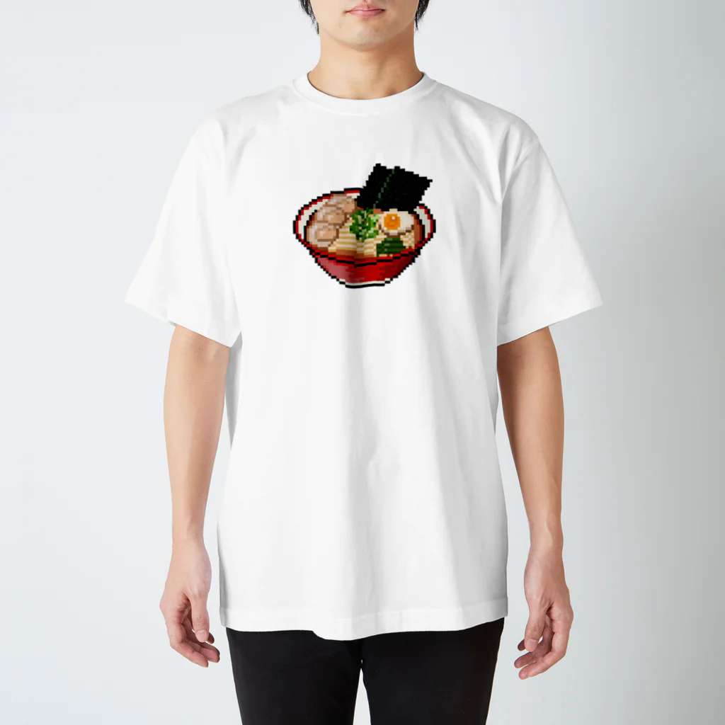 moguのラーメン【ドット】 スタンダードTシャツ