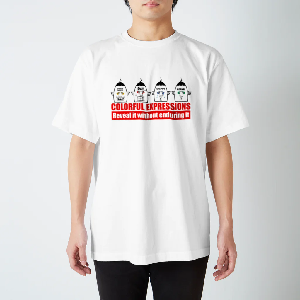 RABBI MANIのCOLORFUL EXPRESSIONS スタンダードTシャツ