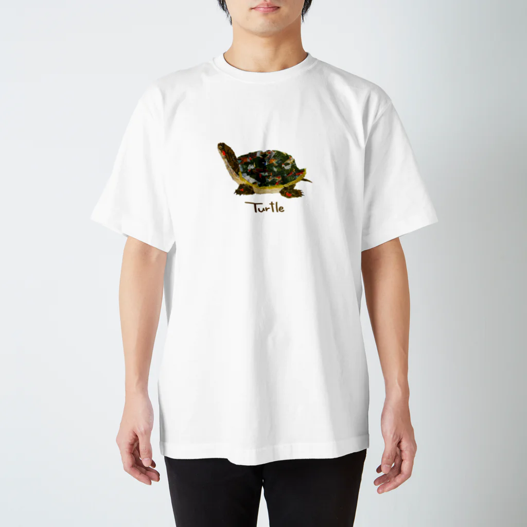 えばまのpetapeTurtle Regular Fit T-Shirt