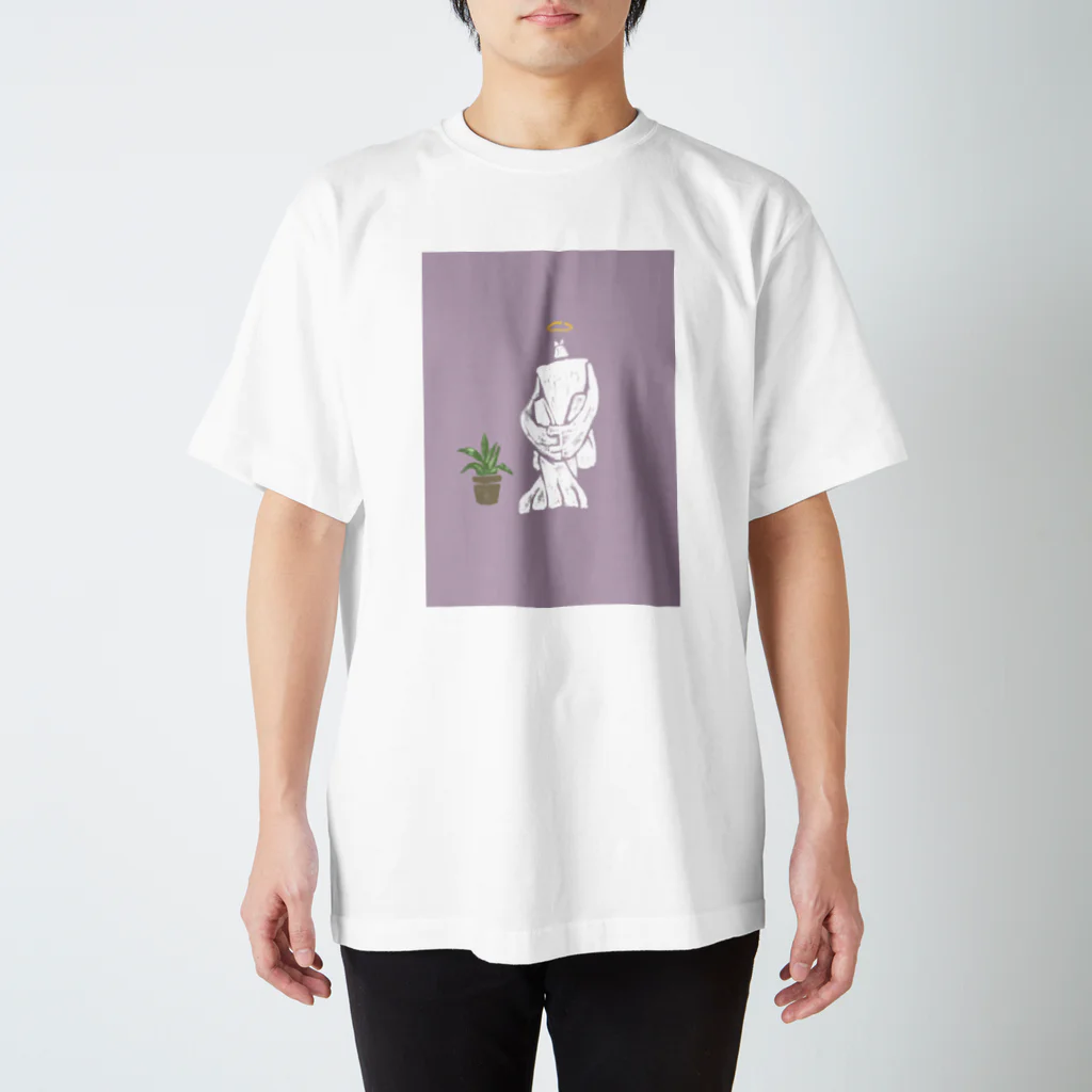 みんこのネコと植物 Regular Fit T-Shirt