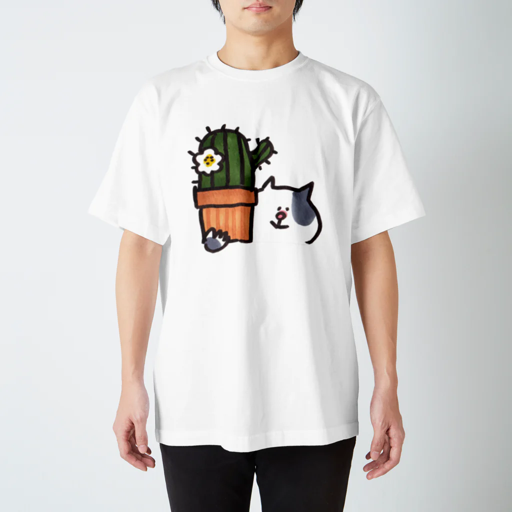 ゆきんこのサボテンとねこ スタンダードTシャツ