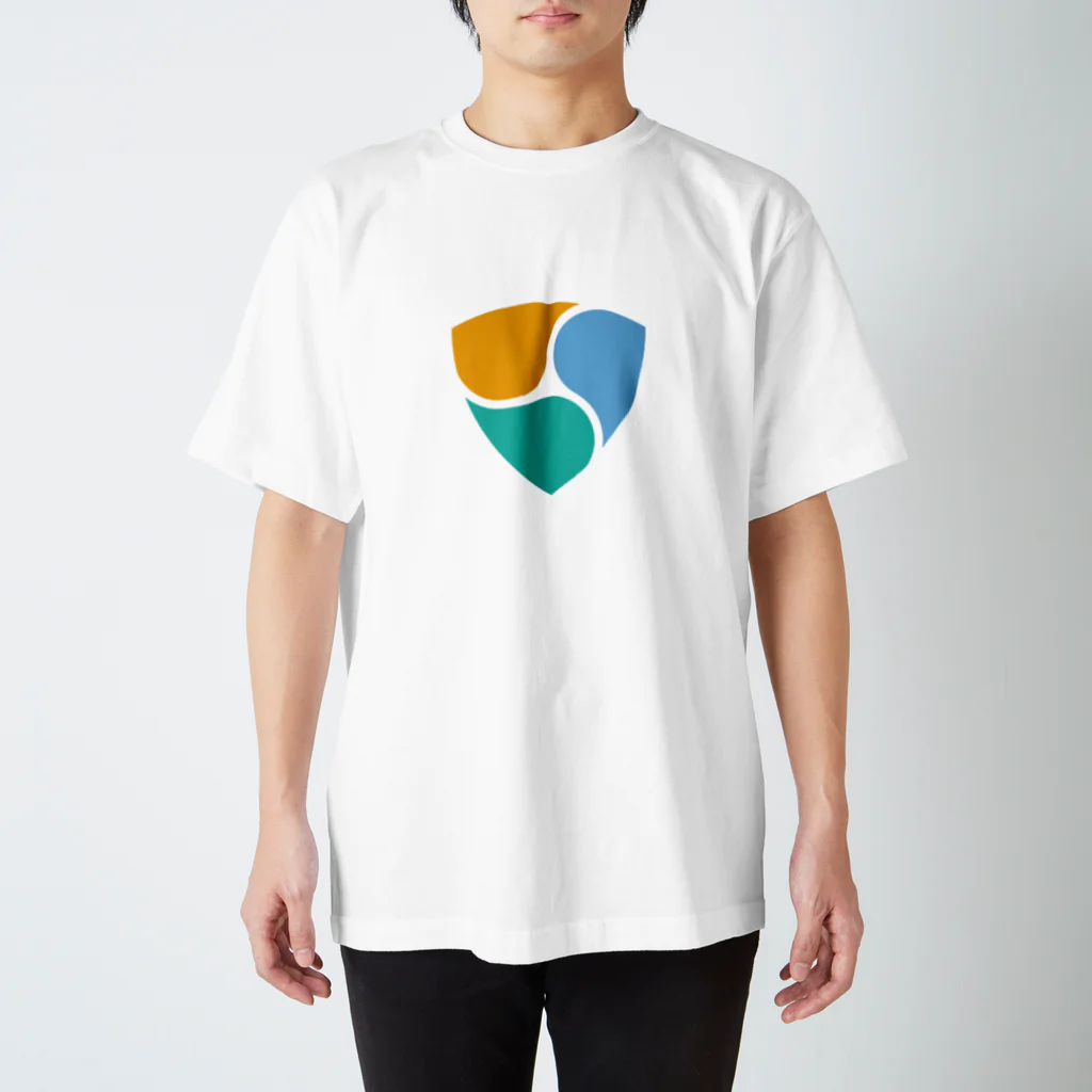 暗号資産と食べ物の仮想通貨　NEM　ネム スタンダードTシャツ