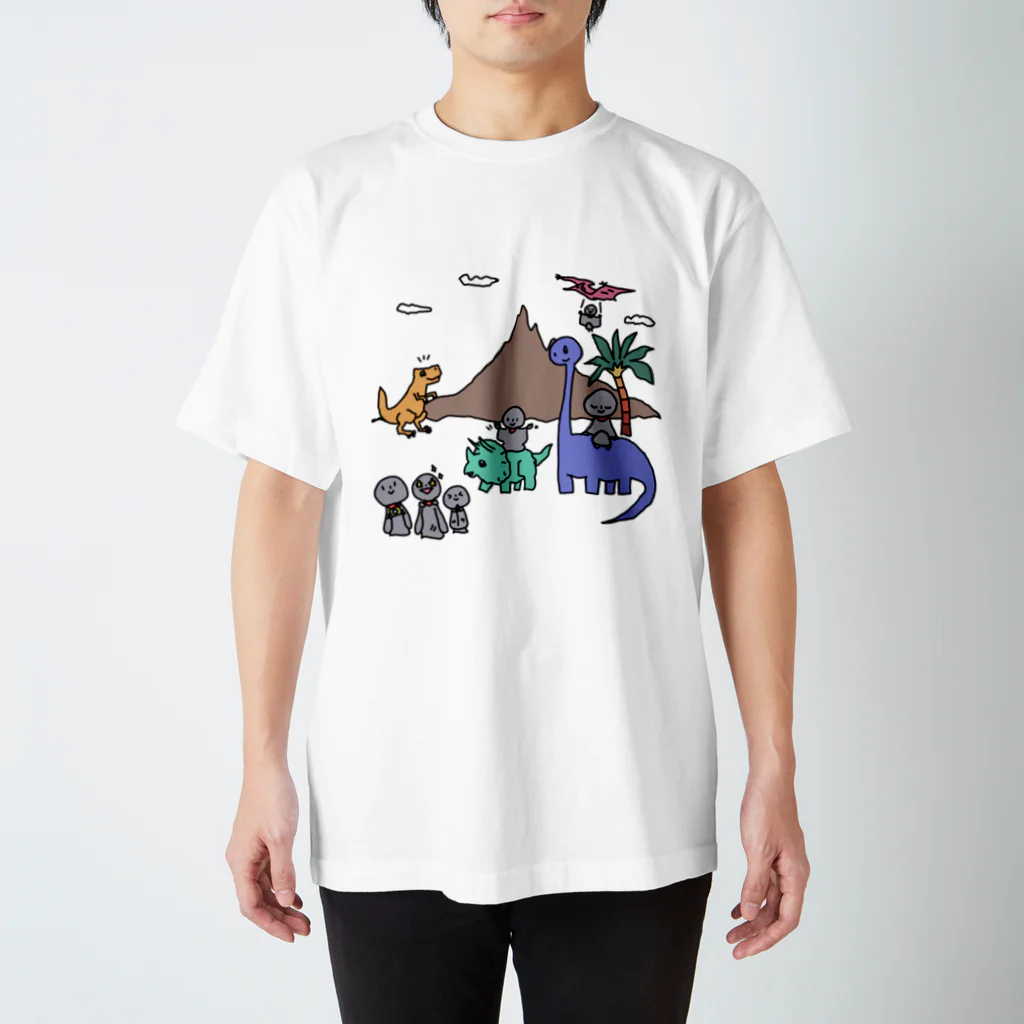 ブッディズムのほーはいさん✖️恐竜 スタンダードTシャツ