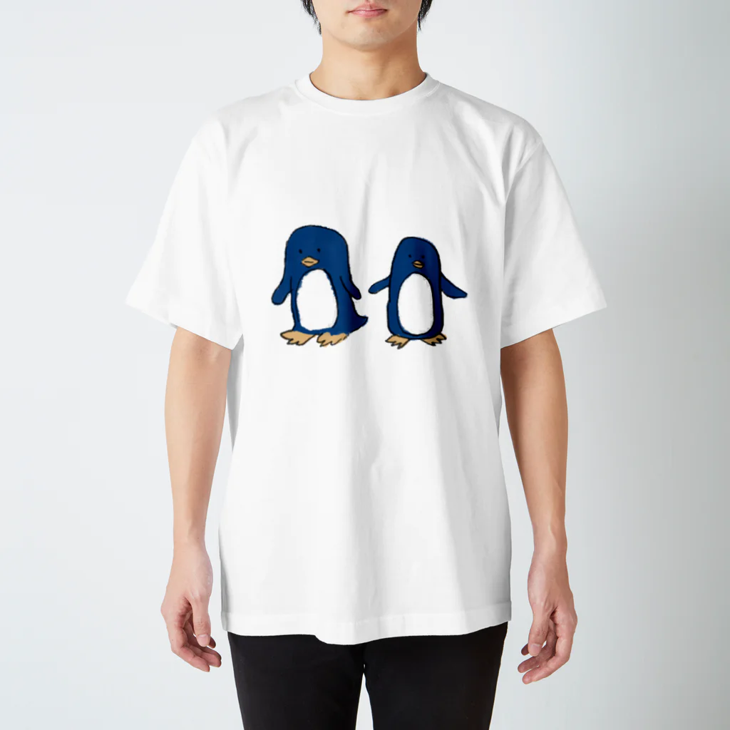 おんごショップの色のついたうろおぼえのペンギン Regular Fit T-Shirt