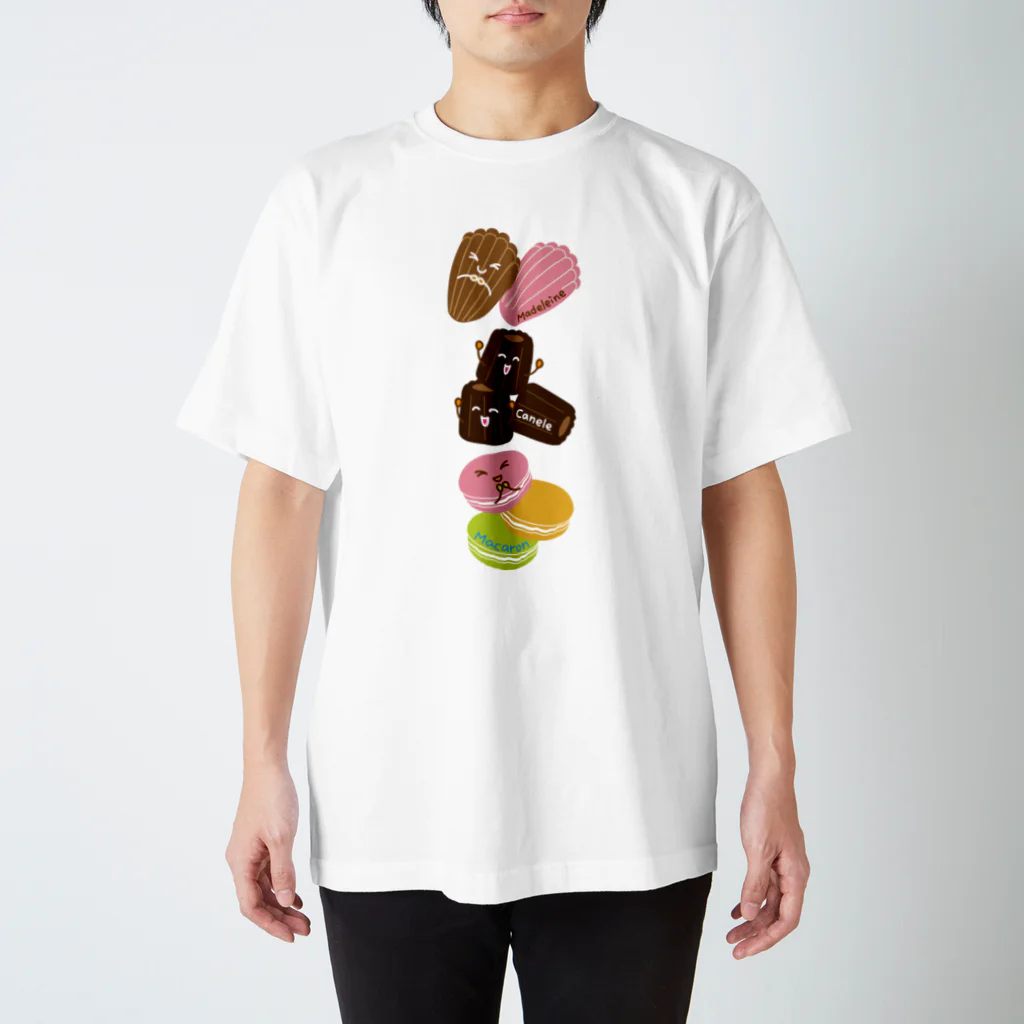 フォーヴァのスイーツタイム－マドレーヌ・カヌレ・マカロン－sweets time－スイーツタイム－ Regular Fit T-Shirt