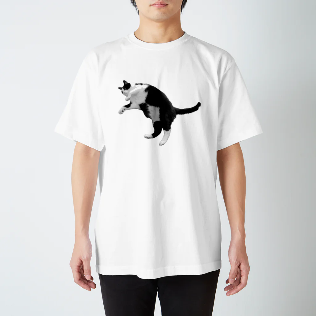 マツバラのどでーっとしたねこ スタンダードTシャツ