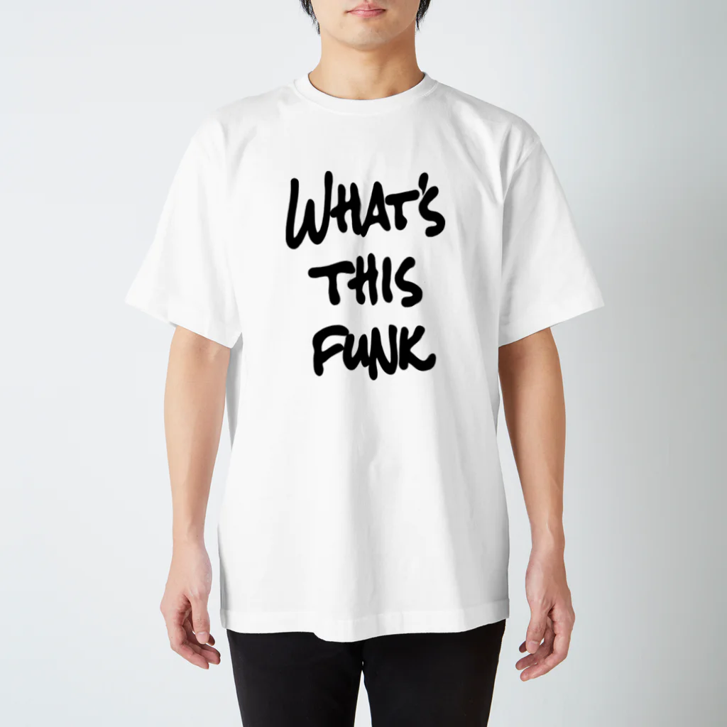 AliviostaのWhat's this funk ロゴ ヒップホップ スタンダードTシャツ