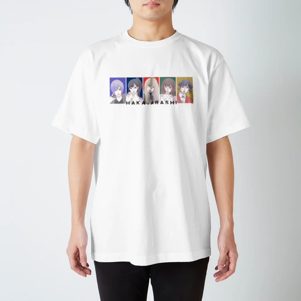 少女破界の【墓嵐】つむぎさんイラストHAKA-ARASHI Regular Fit T-Shirt