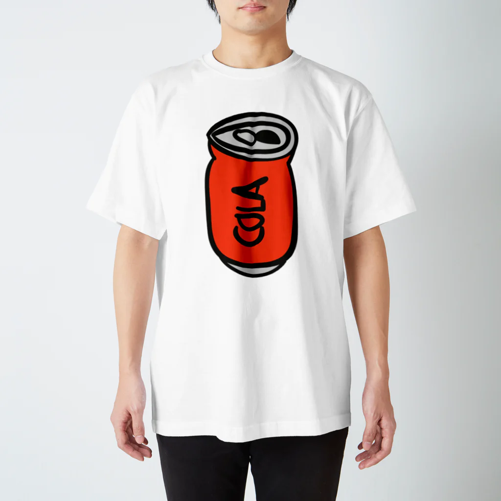 ぽっぷんすたんぷ -POP’N STAMP-のコーラ ---カラフルでポップなフードデザインTシャツ--- スタンダードTシャツ