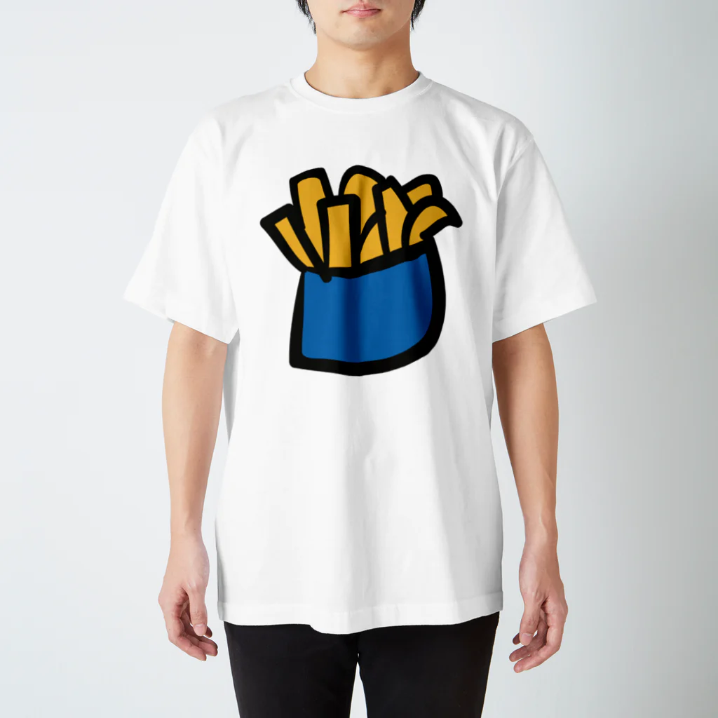 ぽっぷんすたんぷ -POP’N STAMP-のフライドポテトのSサイズ スタンダードTシャツ