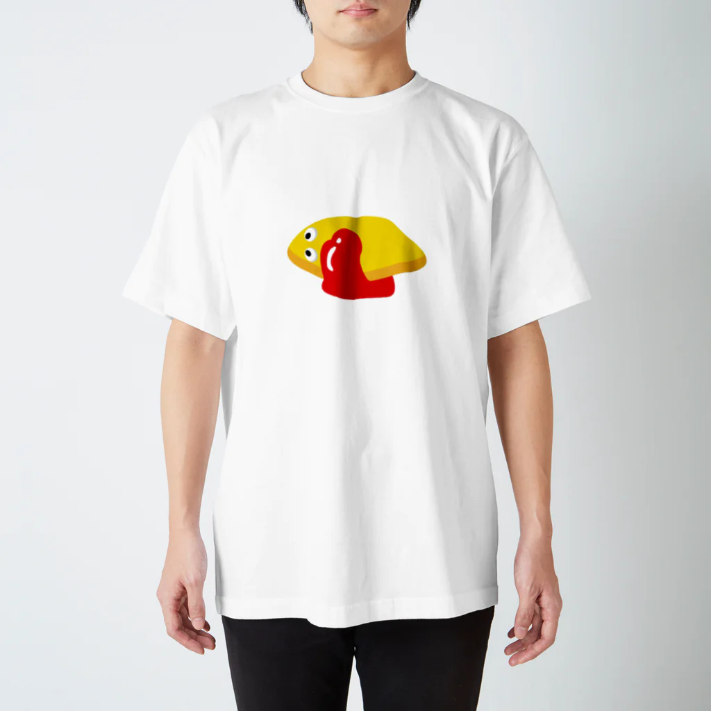 まちこのおむれつくん スタンダードTシャツ