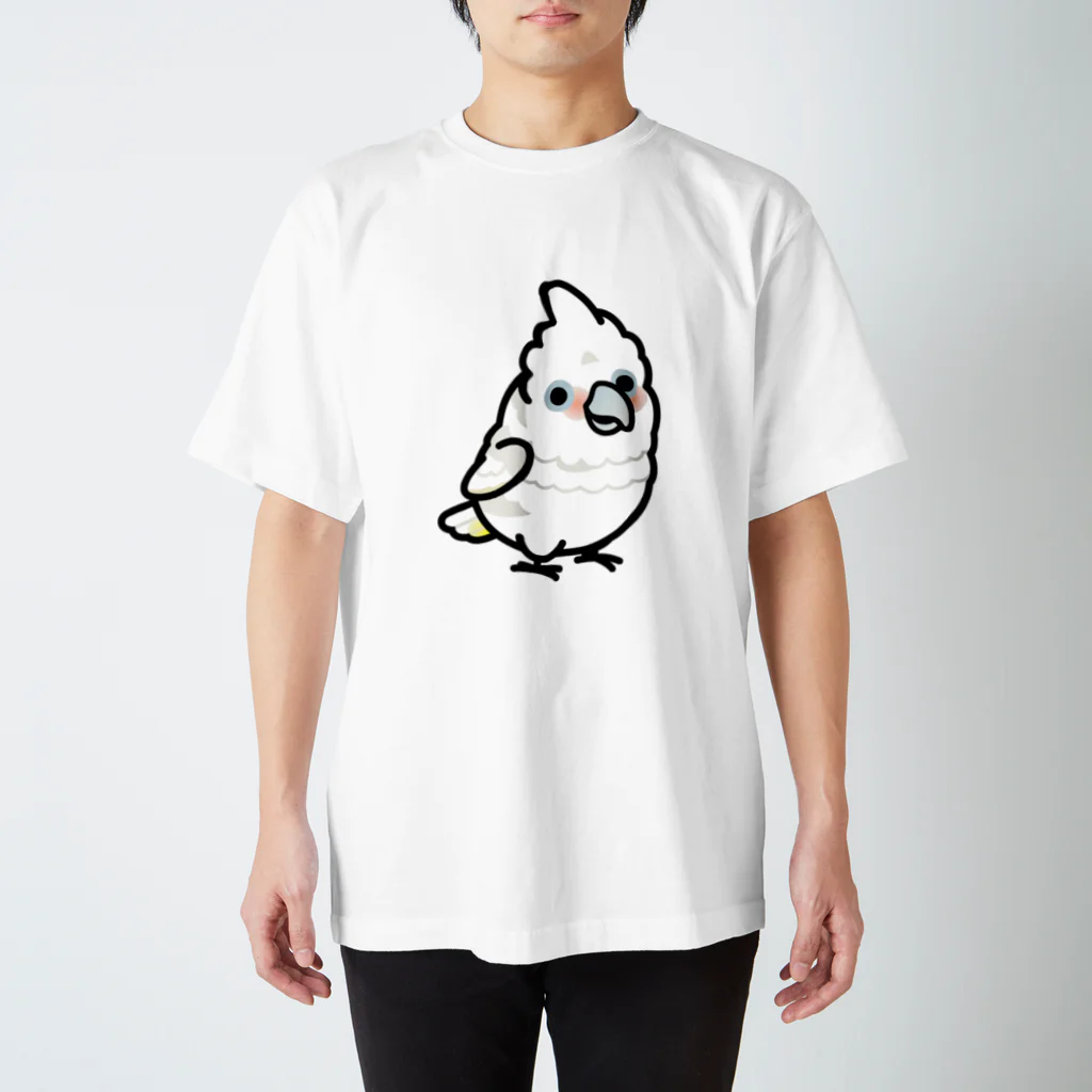 Cody the LovebirdのChubby Bird シロビタイムジオウム スタンダードTシャツ