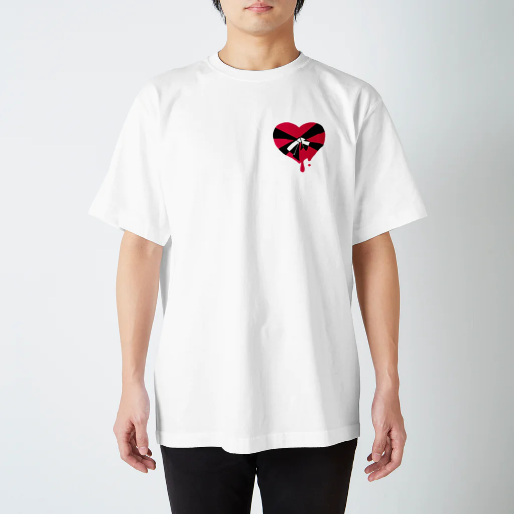 Cord:K-315のメルトシックハート(レッド) Regular Fit T-Shirt