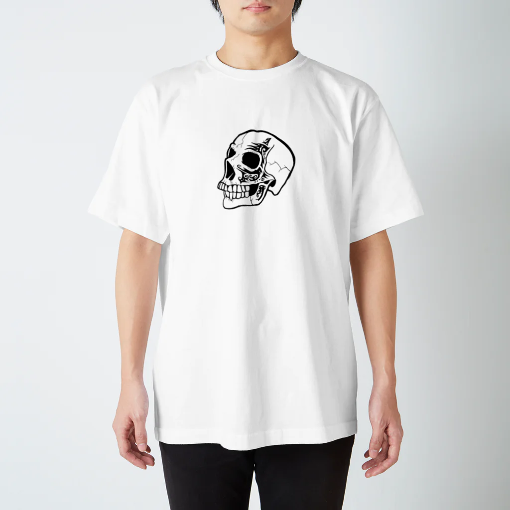 シトラスのタトゥー髑髏 Regular Fit T-Shirt