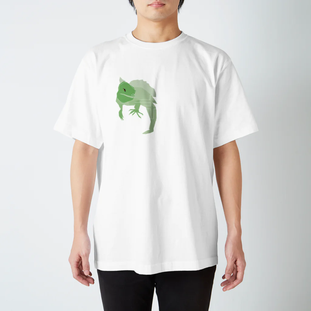 狛霧のギタイ_green スタンダードTシャツ