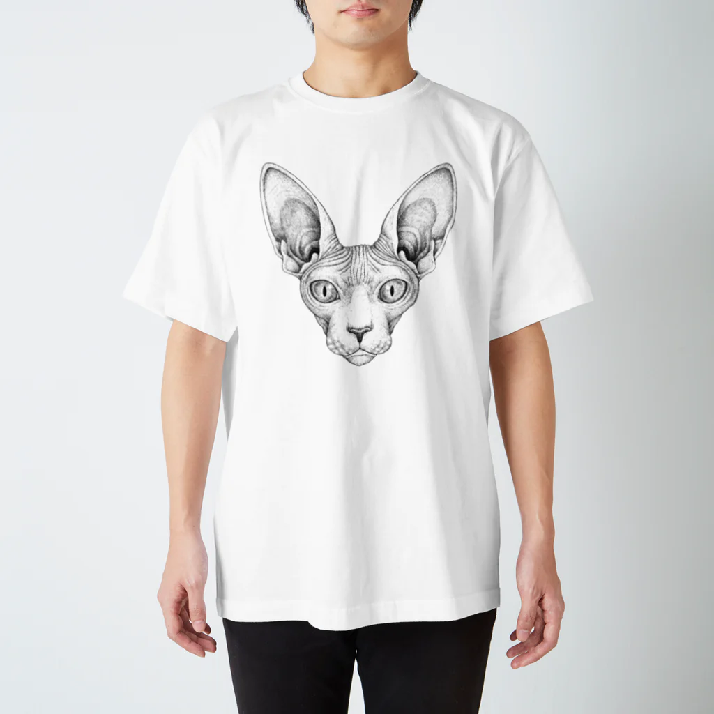 The starving monkeyのスフィンクス(猫) Regular Fit T-Shirt