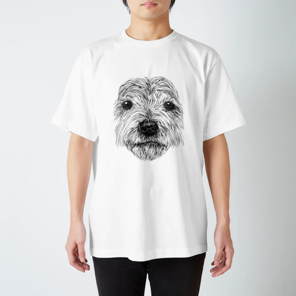 OBABAWORKSのMALE DOG スタンダードTシャツ