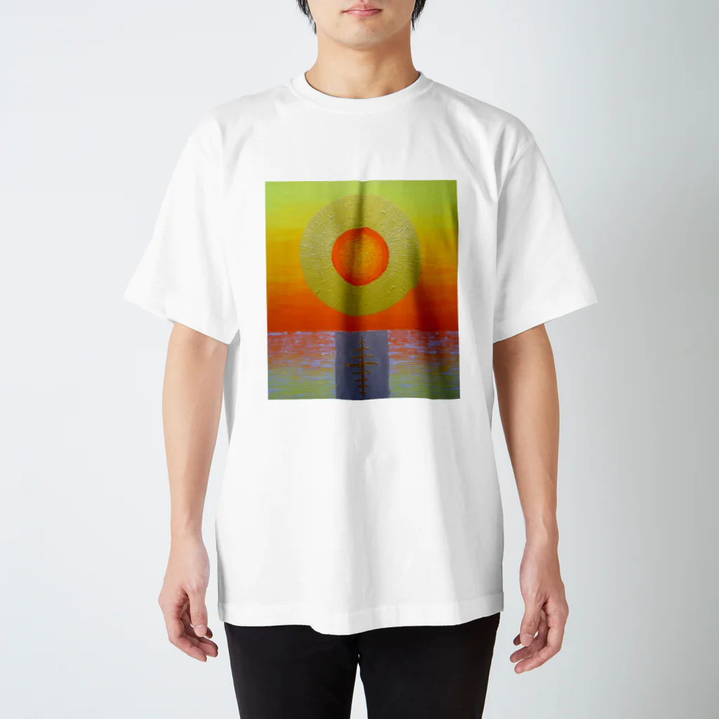 Takayuki Hibinoの太陽と海＃０１ Regular Fit T-Shirt