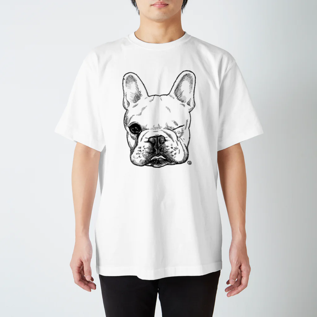 つの丸のピートの肖像 Regular Fit T-Shirt