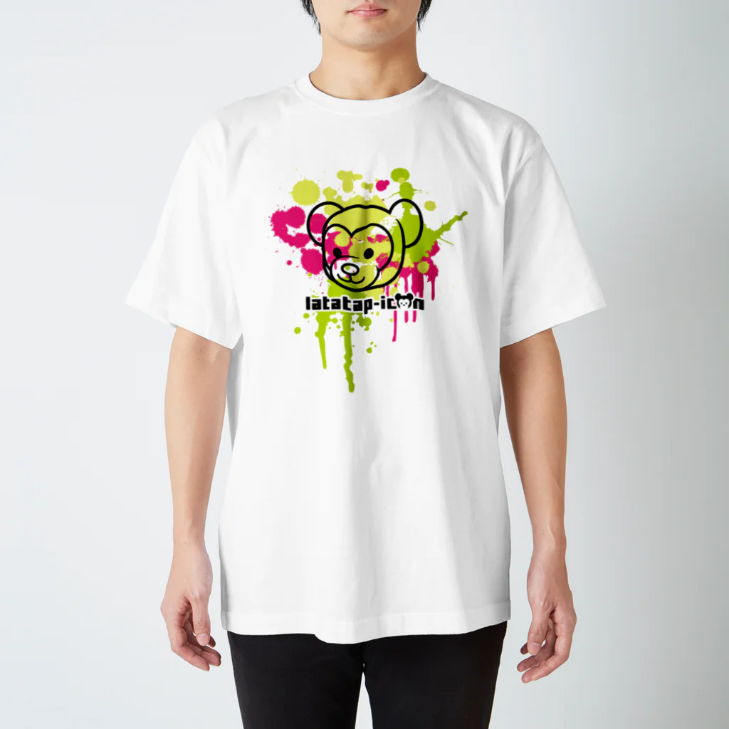 latatap-iconのlatatap-icon f スタンダードTシャツ