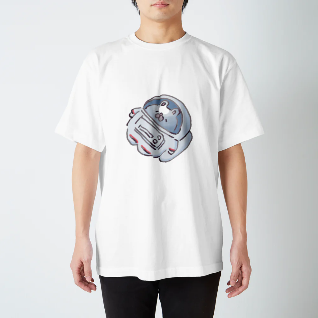 まっくすらぶりーうさのまっくすらぶりー宇宙服 スタンダードTシャツ