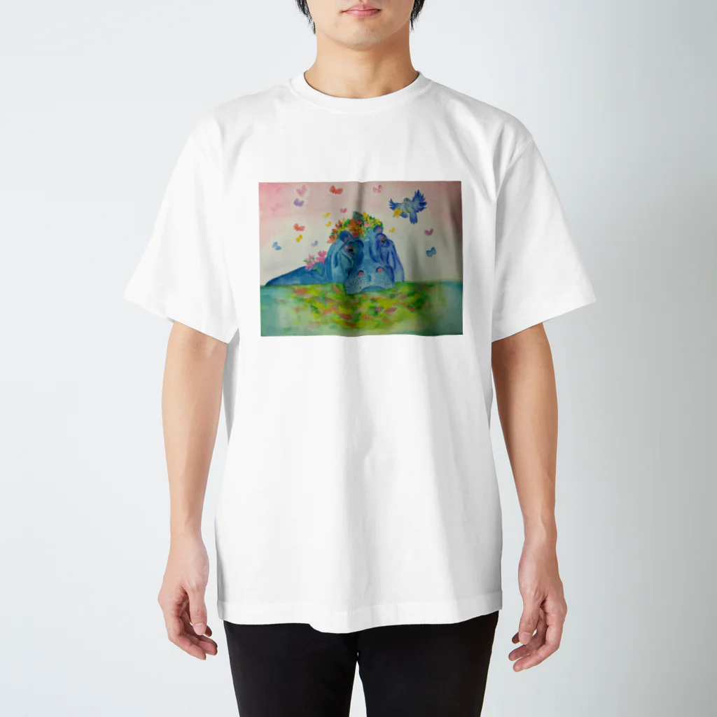 soranotanekoの花の帽子 スタンダードTシャツ