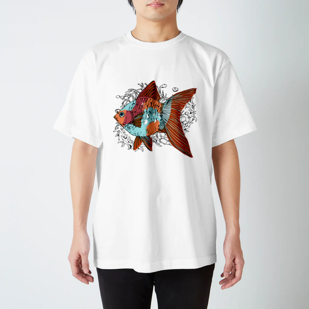 恒福水路の琉金(別カラーver)Tシャツ スタンダードTシャツ