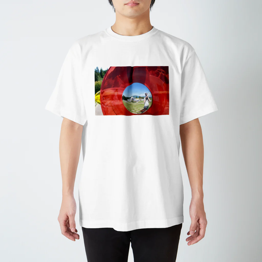 Tadakuni TaniのMirrored Self-Portrait -2- スタンダードTシャツ