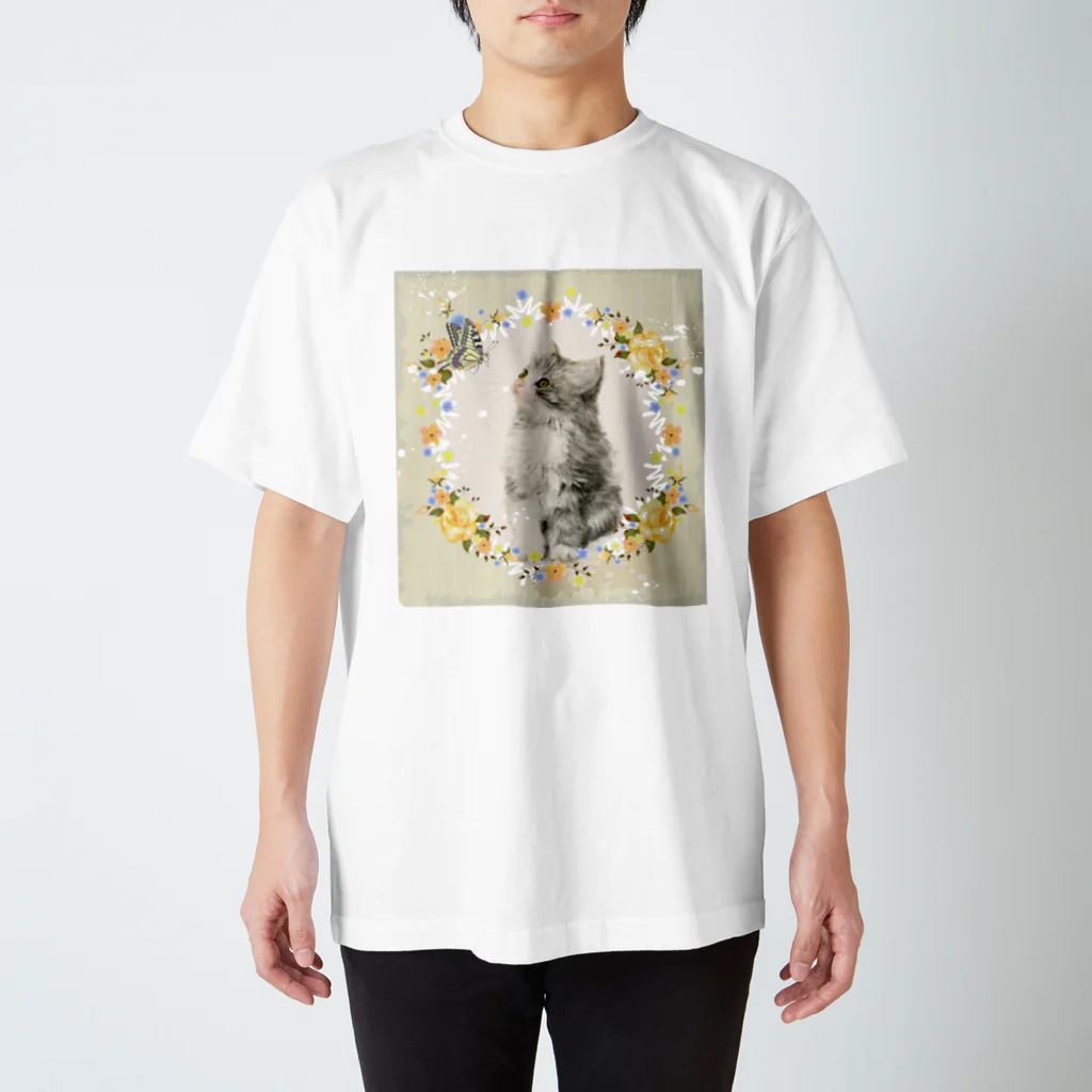 しっぽ会｜人と動物のご縁を結ぶのしっぽ会｜人と動物のご縁を結ぶ スタンダードTシャツ