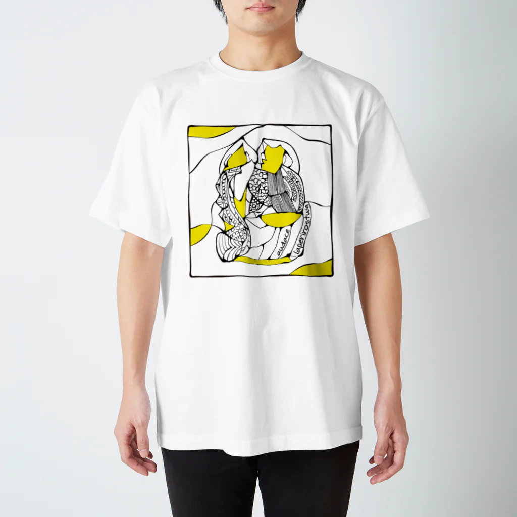 フクハラアキコの【audace × フクハラアキコ】laperirostum柄 Regular Fit T-Shirt